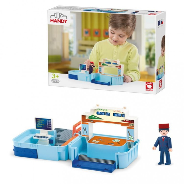 Igráček Železničná stanica s výpravcom